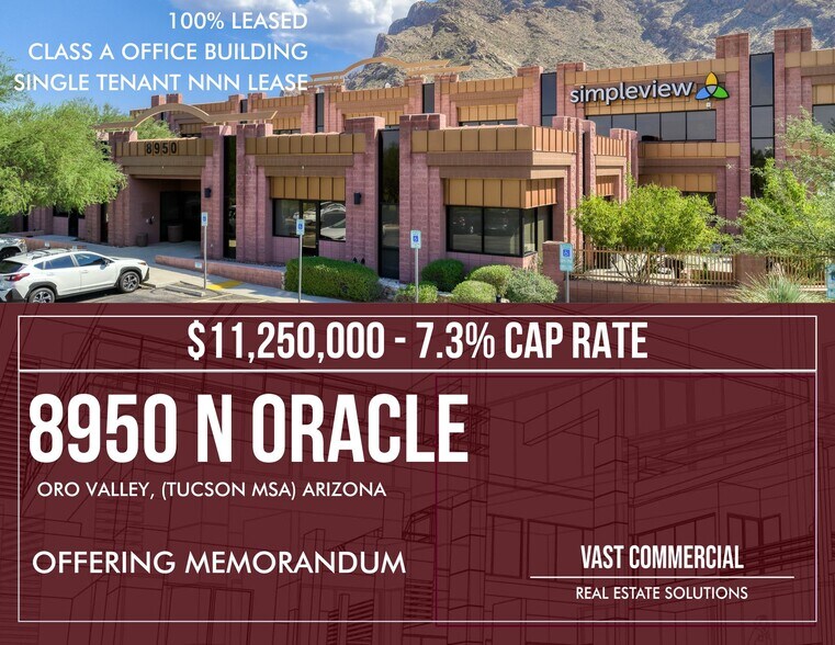 8950 N Oracle Rd, Oro Valley, AZ à vendre - Photo principale – Image 1 sur 13