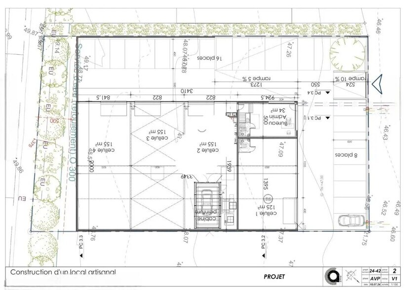 Local d’activités dans Casson à louer - Photo de l’immeuble – Image 3 sur 5