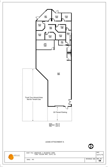 7399 S Tucson Way, Centennial, CO à louer - Plan de site – Image 1 sur 9