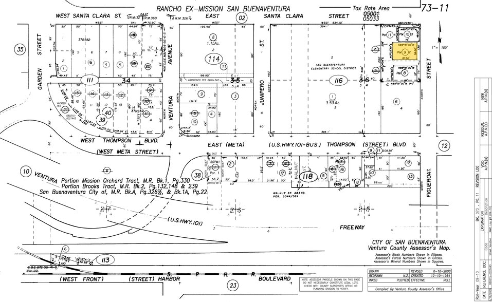 119 Figueroa St, Ventura, CA à louer - Plan cadastral – Image 2 sur 15