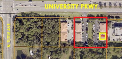 2940-2946 University Pky, Sarasota, FL - Vue aérienne  vue de carte