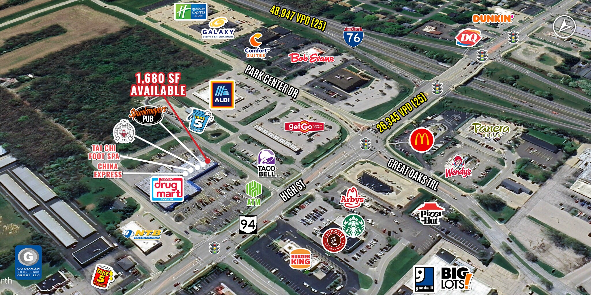 989-1005 High St, Wadsworth, OH à louer Photo principale– Image 1 sur 6