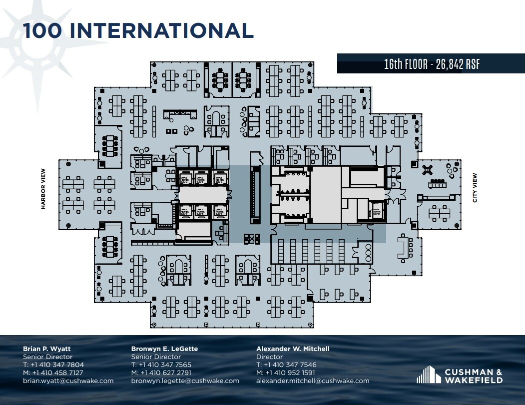 100 International Dr, Baltimore, MD à louer Plan d’étage– Image 1 sur 1