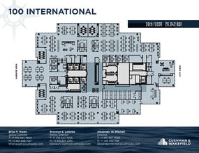 100 International Dr, Baltimore, MD à louer Plan d’étage– Image 1 sur 1