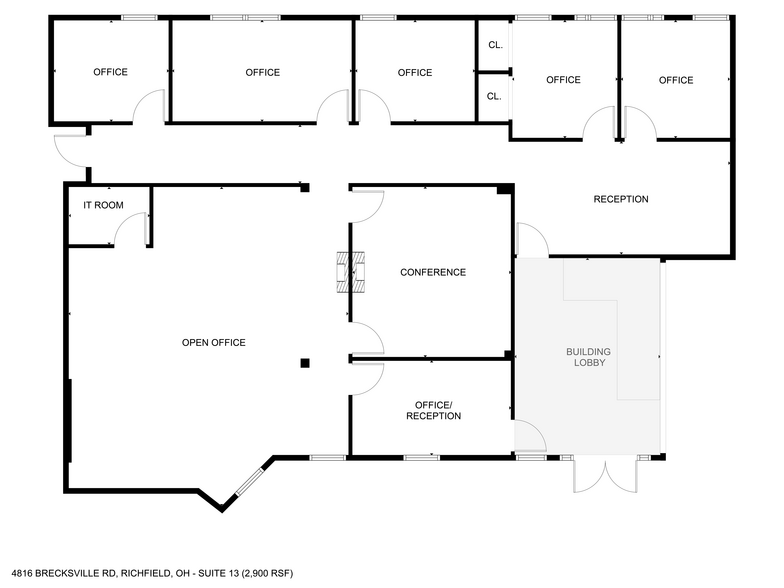 4816 Brecksville Rd, Richfield, OH à louer - Plan d’étage – Image 3 sur 10