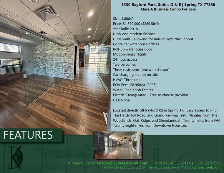 1330 Rayford Park Rd, Spring, TX à vendre - Photo de l’immeuble – Image 3 sur 25