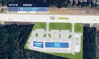 Plus de détails pour SWQ U.S 380 & Paloma Creek, Little Elm, TX - Local commercial à louer