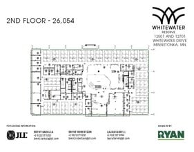 12501 Whitewater Dr, Minnetonka, MN à louer Plan d’étage– Image 1 sur 1