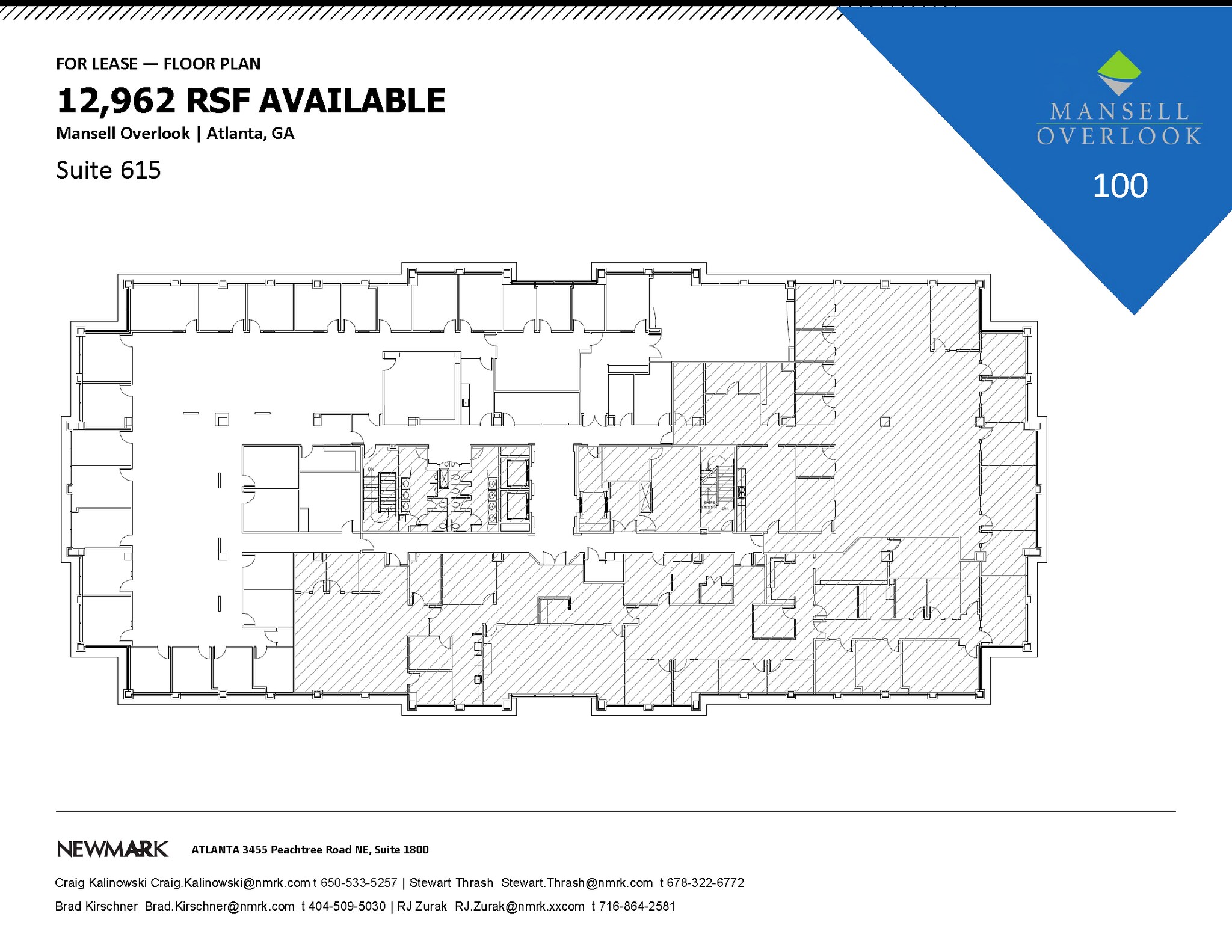 200 Mansell Ct E, Roswell, GA à louer Plan d’étage– Image 1 sur 1