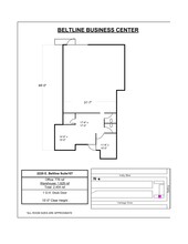 2225 E Belt Line Rd, Carrollton, TX à louer Plan de site– Image 2 sur 3