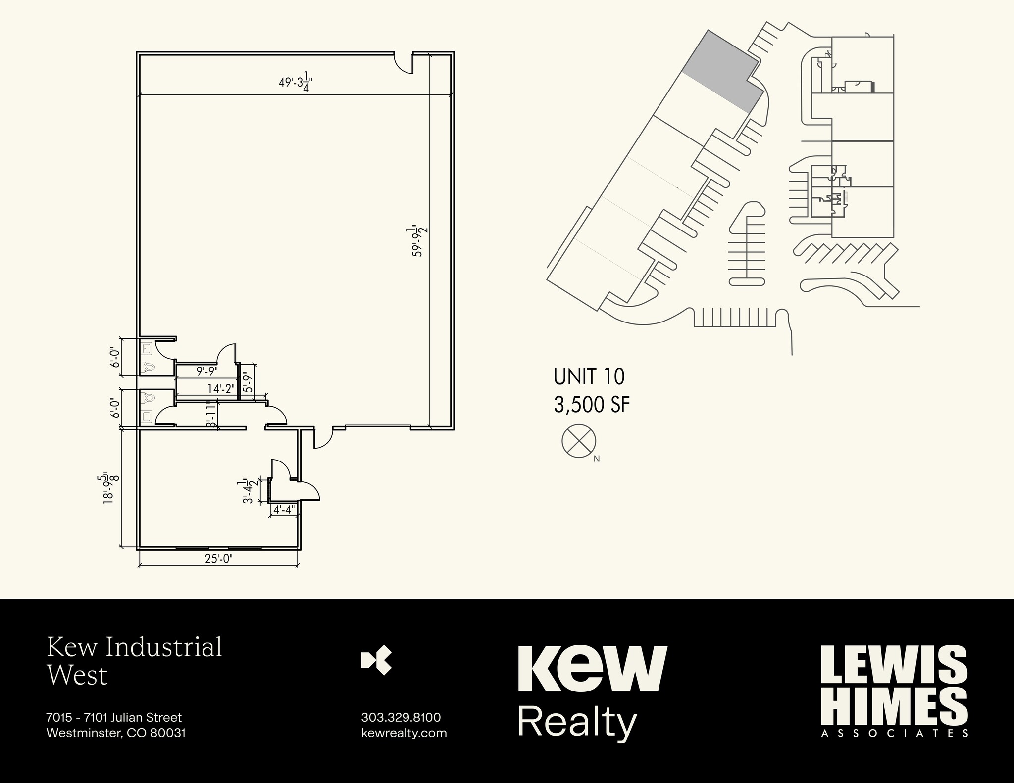 7101 Julian St, Westminster, CO à louer Plan de site– Image 1 sur 1