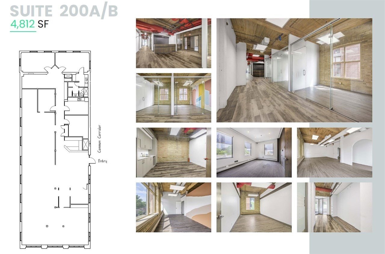 550-554 Queen St E, Toronto, ON à louer Plan d’étage– Image 1 sur 1