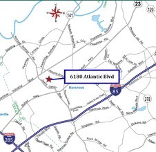 6180 Atlantic Blvd, Norcross, GA - VUE AÉRIENNE  vue de carte