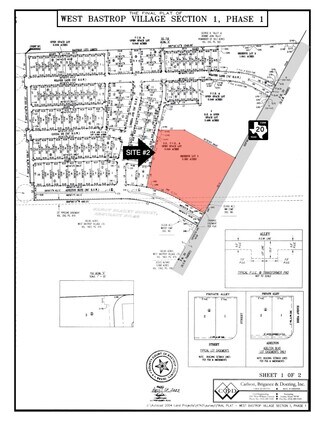 Plus de détails pour Retail #2 Adelton, Bastrop, TX - Terrain à vendre