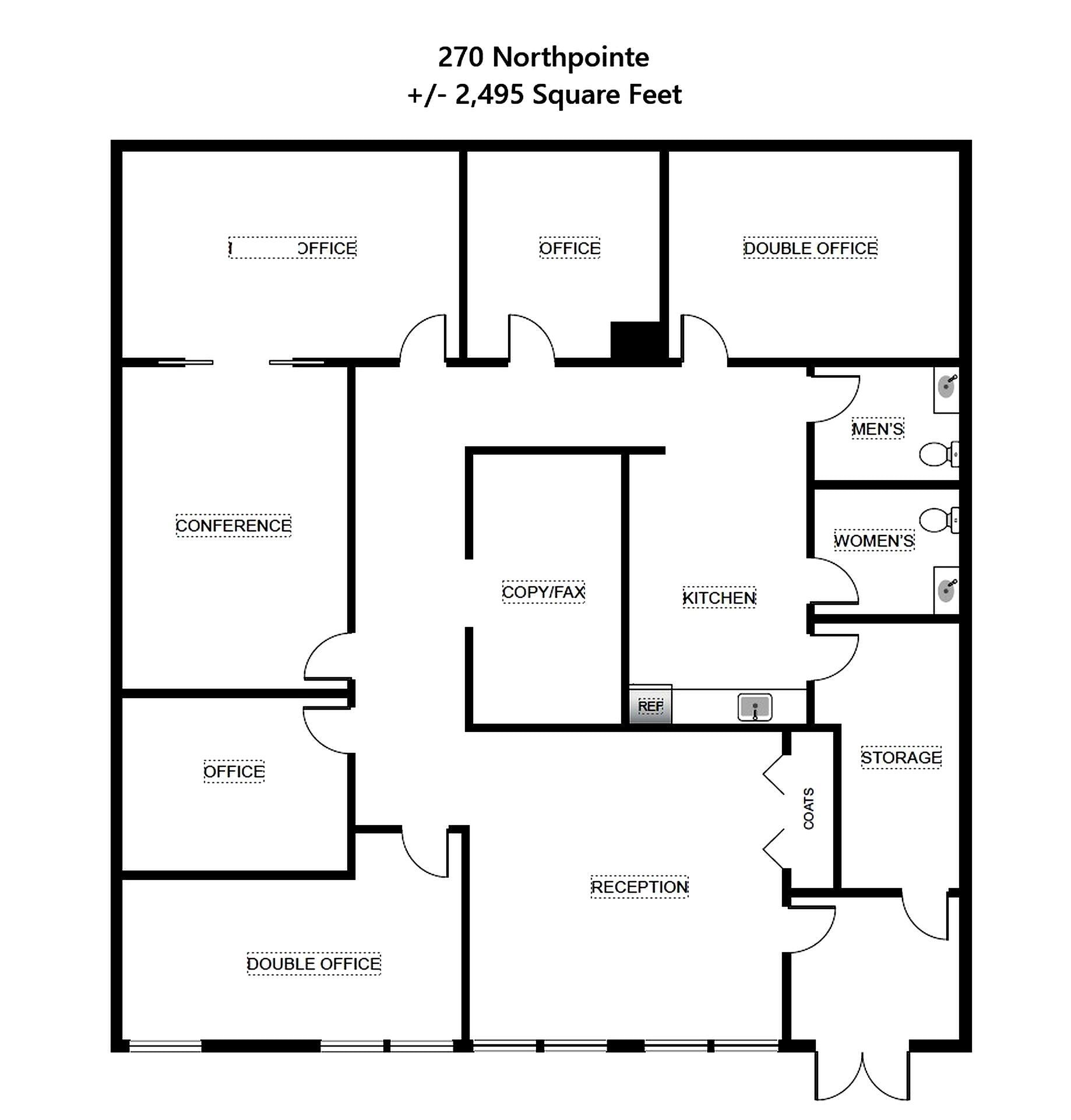 270 Northpointe Pky, Amherst, NY à louer Plan d’étage– Image 1 sur 1