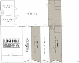 287-297 S Robertson Blvd, Beverly Hills, CA à louer Plan de site– Image 2 sur 2