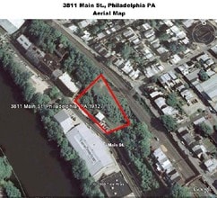 3811 Main St, Manayunk, PA - VUE AÉRIENNE  vue de carte