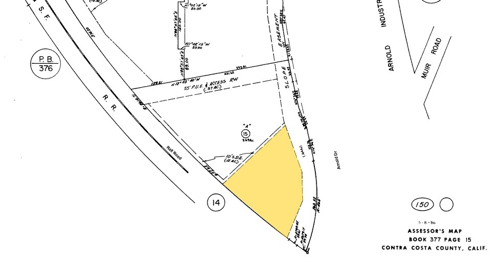 737 Arnold Dr, Martinez, CA à louer - Plan cadastral – Image 2 sur 4