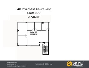 4 Inverness Ct E, Englewood, CO à louer Plan de site– Image 1 sur 1