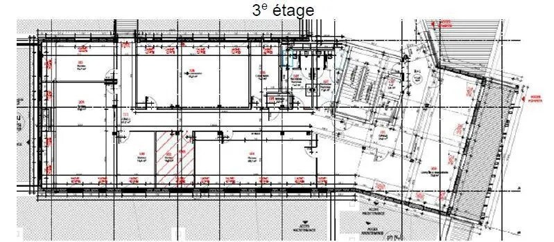 Bureau dans Champs-sur-Marne à louer - Plan d’étage – Image 2 sur 13