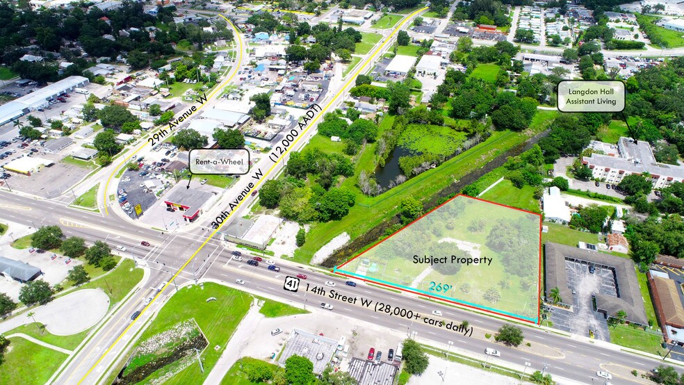3223 W 14th St, Bradenton, FL à vendre - Aérien – Image 2 sur 4