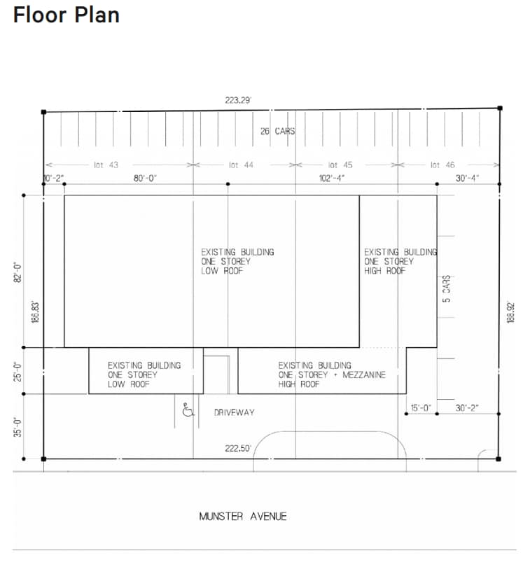 342 Munster Ave, Toronto, ON à louer Plan d’étage– Image 1 sur 1