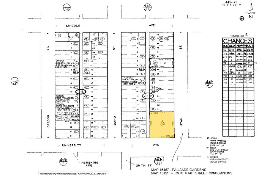 2828 University Ave, San Diego, CA à louer - Plan cadastral – Image 2 sur 58