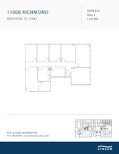 11000 Richmond Ave, Houston, TX à louer Plan d’étage– Image 1 sur 1