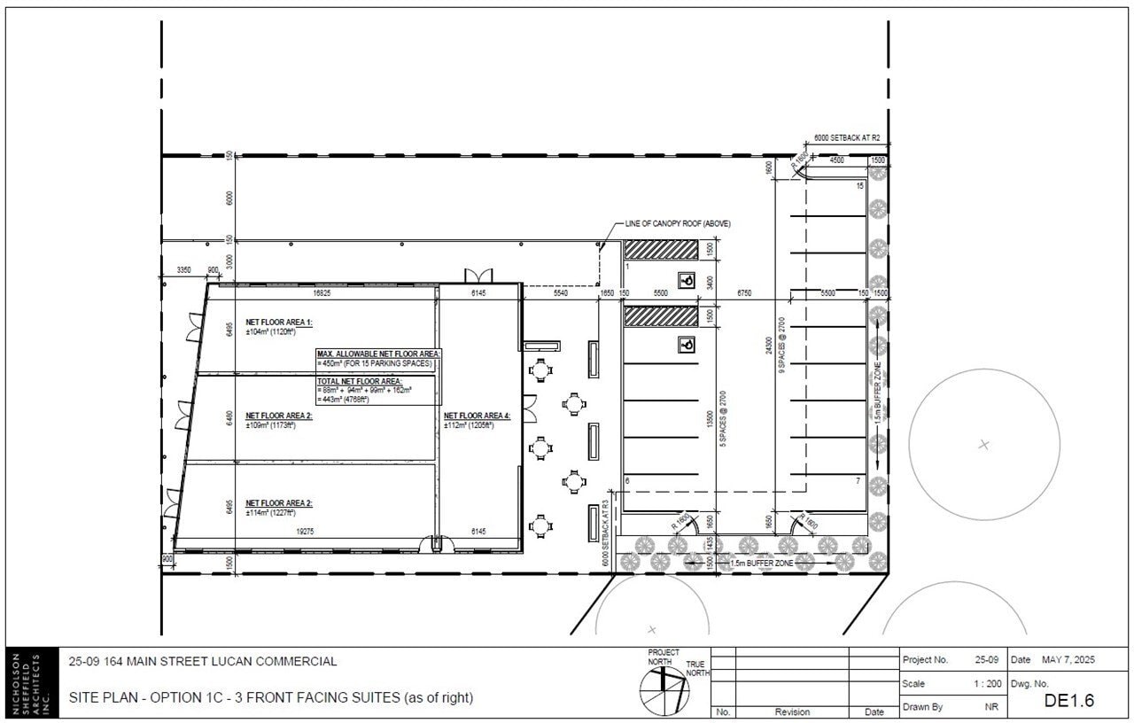 164 Main St, Lucan, ON à louer Plan d’étage– Image 1 sur 1