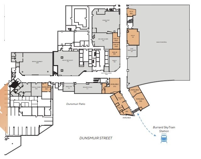 595 Burrard St, Vancouver, BC à louer Plan de site– Image 1 sur 1