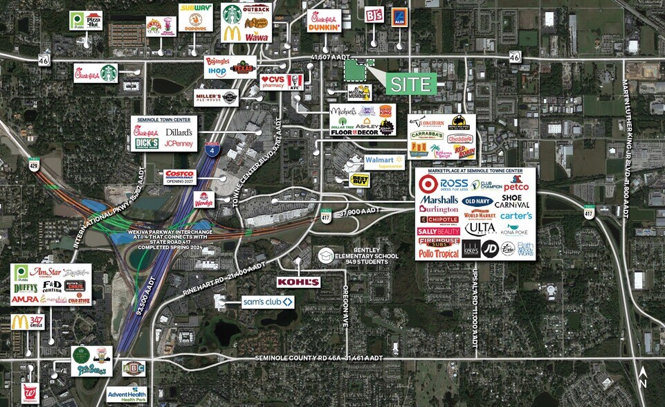 4279 Symphony Circle, Sanford, FL à louer - Aérien – Image 2 sur 2