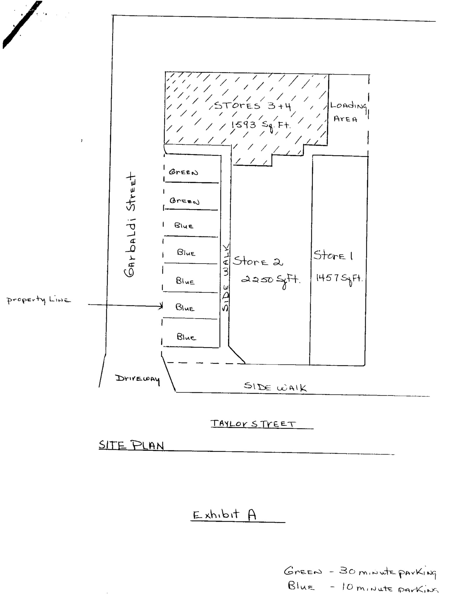 1524 W Taylor St, Chicago, IL à louer Plan de site– Image 1 sur 1
