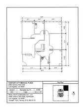 2080 Century Park E, Los Angeles, CA à louer Plan d’étage– Image 1 sur 1