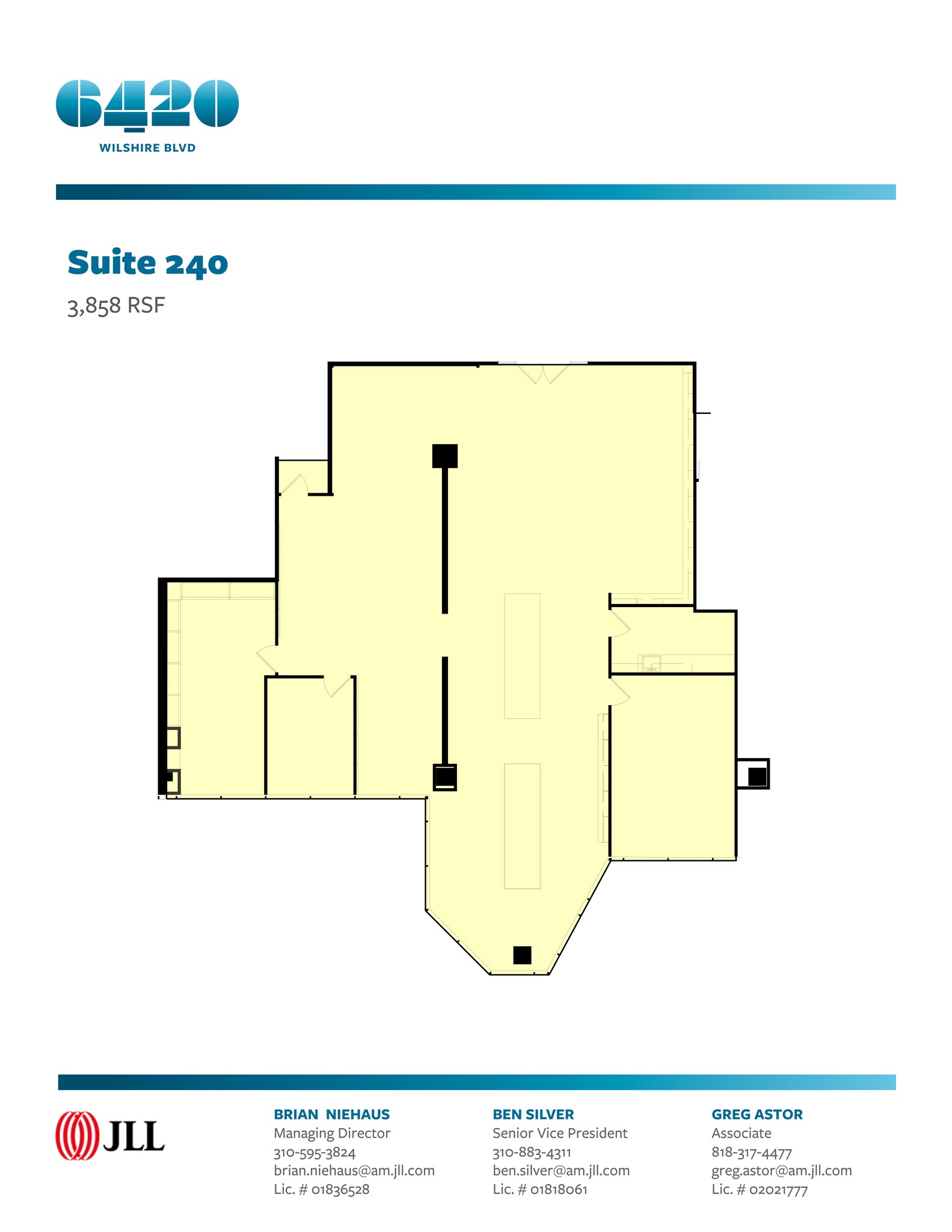 6420 Wilshire Blvd, Los Angeles, CA à louer Plan de site– Image 1 sur 1