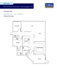 877 W Fremont Ave, Sunnyvale, CA à louer Plan d’étage– Image 2 sur 2