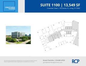 105 Decker Ct, Irving, TX à louer Plan d’étage– Image 1 sur 12