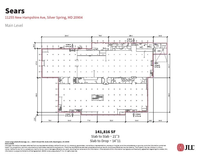 11255 New Hampshire Ave, Silver Spring, MD à louer Plan d’étage– Image 1 sur 1