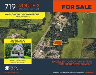 Plus de détails pour 719 Md Route 3 N, Gambrills, MD - Terrain à vendre