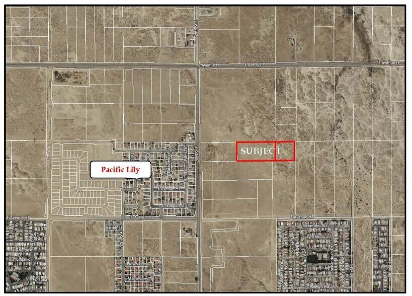22nd Street E, Lancaster, CA à vendre - Aérien – Image 1 sur 3
