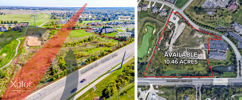 1102 Chestnut Hills Parkway, Fort Wayne, IN à vendre - Aérien – Image 1 sur 6