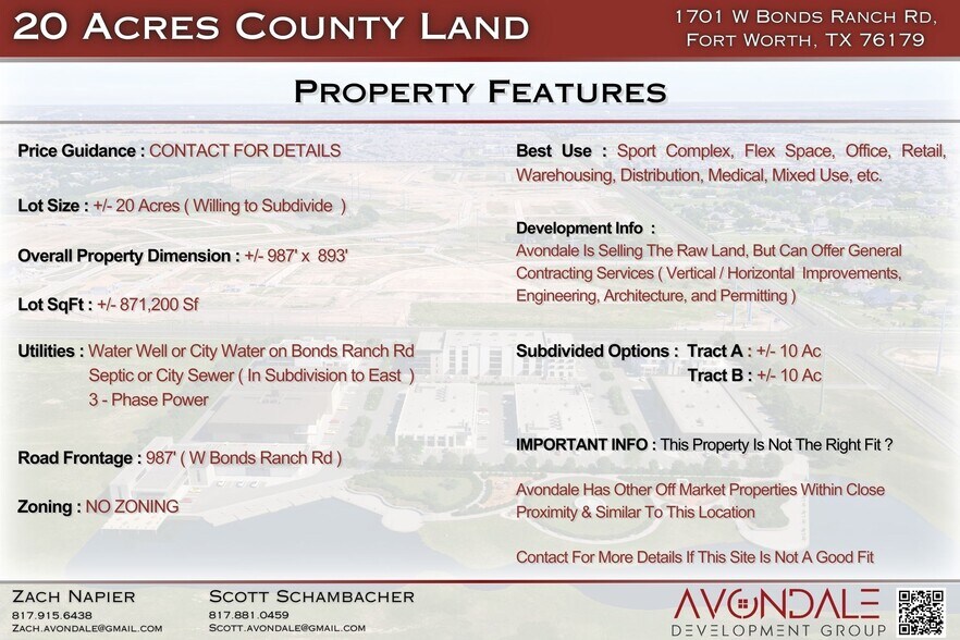 1701 Bonds Ranch Rd, Fort Worth, TX à vendre - Autre – Image 3 sur 9