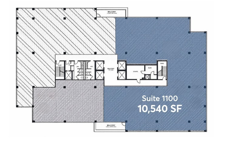 1845 Woodall Rodgers Fwy, Dallas, TX à louer Plan d’étage– Image 1 sur 1