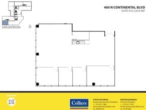 300 Continental Blvd, El Segundo, CA à louer Plan d’étage– Image 1 sur 1