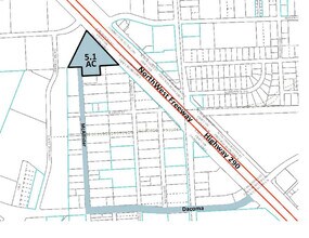 10555 Northwest Fwy, Houston, TX - VUE AÉRIENNE  vue de carte - Image1