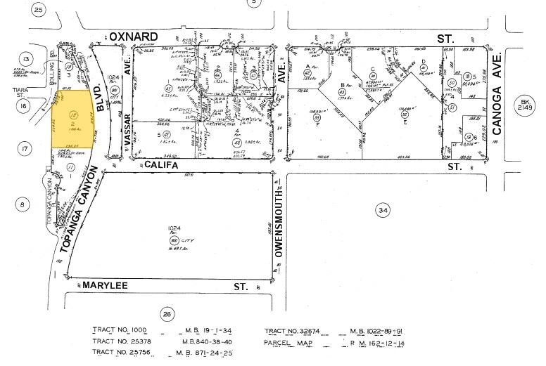 5959 Topanga Canyon Blvd, Woodland Hills, CA à louer - Plan cadastral – Image 2 sur 9