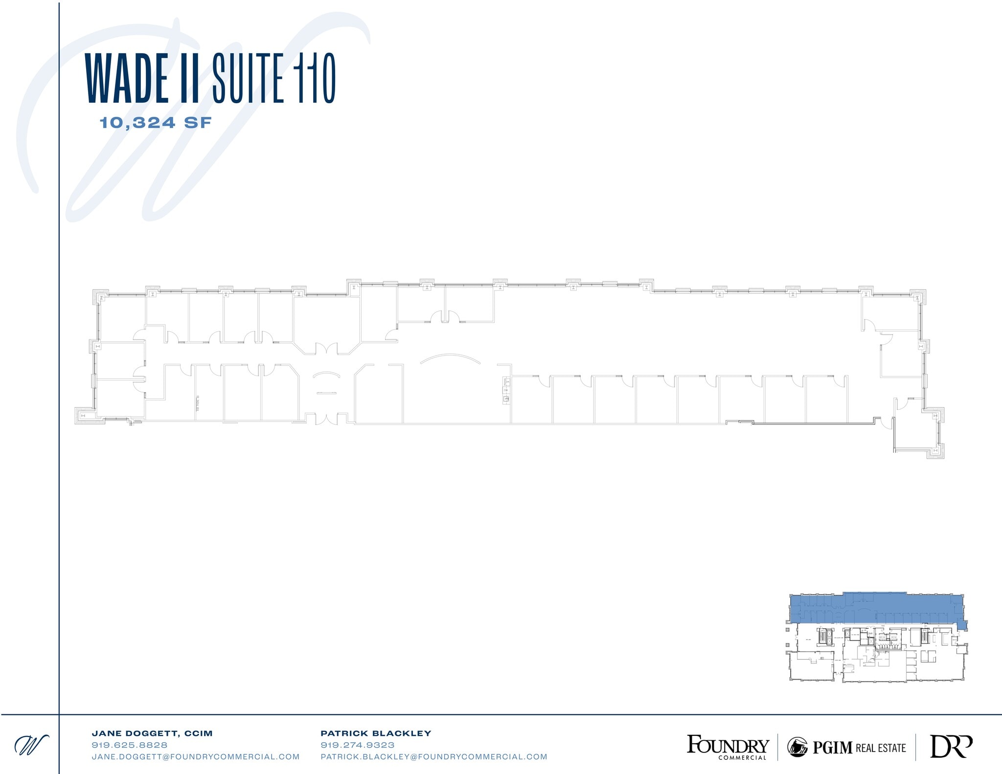 5440 Wade Park Blvd, Raleigh, NC à louer Plan de site– Image 1 sur 1