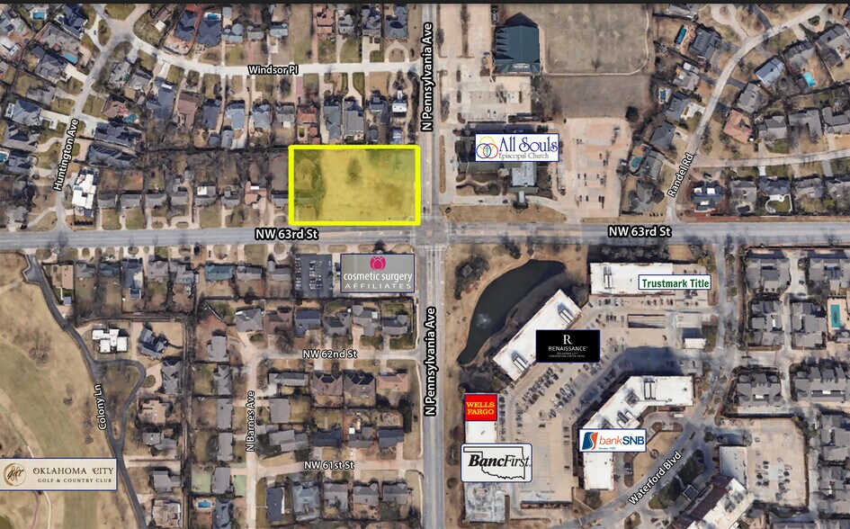 6401 N Pennsylvania Ave, Nichols Hills, OK à vendre - Aérien – Image 1 sur 1