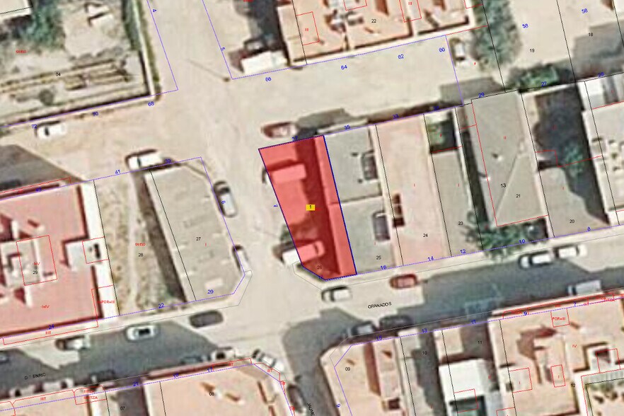 Terrain dans Alcanar, Tarragona à vendre - Plan cadastral – Image 2 sur 3