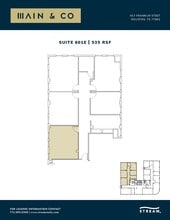 917 Franklin St, Houston, TX à louer Plan d’étage– Image 1 sur 1