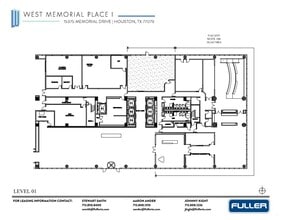 15375 Memorial Dr, Houston, TX à louer Plan d’étage– Image 1 sur 1